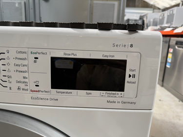 Second hand Bosch WAW28460AU 8kg front load washing machine - Second Hand Appliances Geebung
